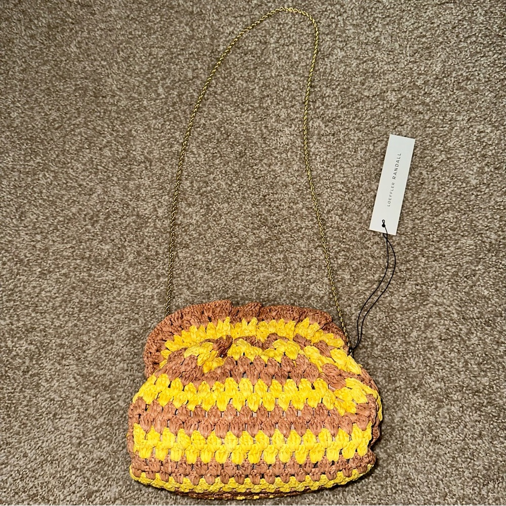 LOEFFLER RANDALL Raffia Clutch - Picture 5 of 10